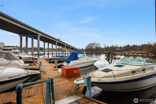 Dock view taken Dec '24 before construction