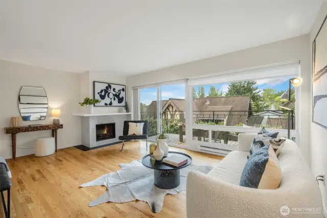 Spacious and bright living room