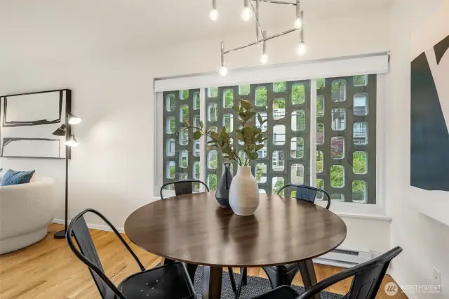 Dining room off the kitchen
