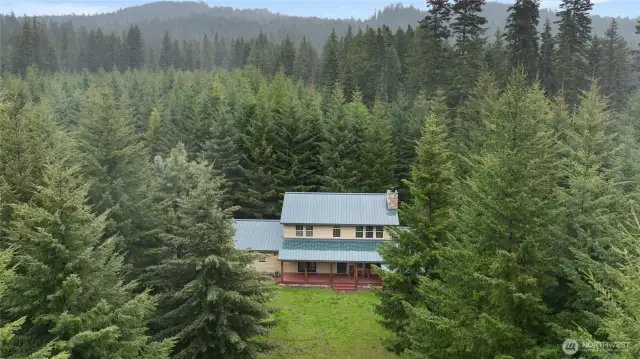 Tucked along the trees of Lake Cle Elum.