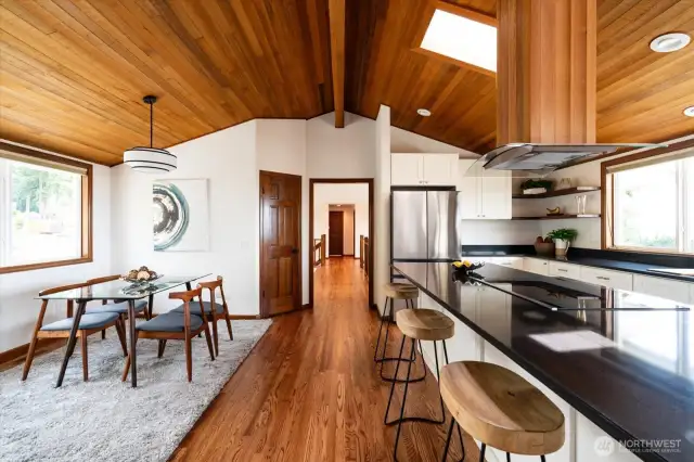 Spacious Kichen with eating area.