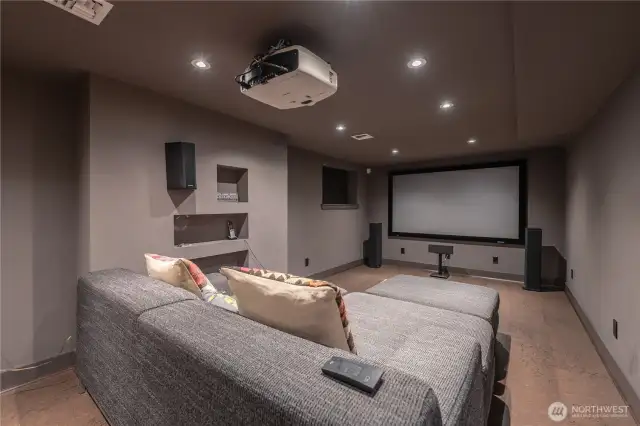 Home Theater Room lower level