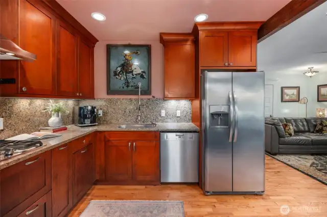 Main living quarters kitchen