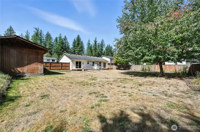 Spacious Yard Ready for You - Veggie Garden, Flower Garden, or ?