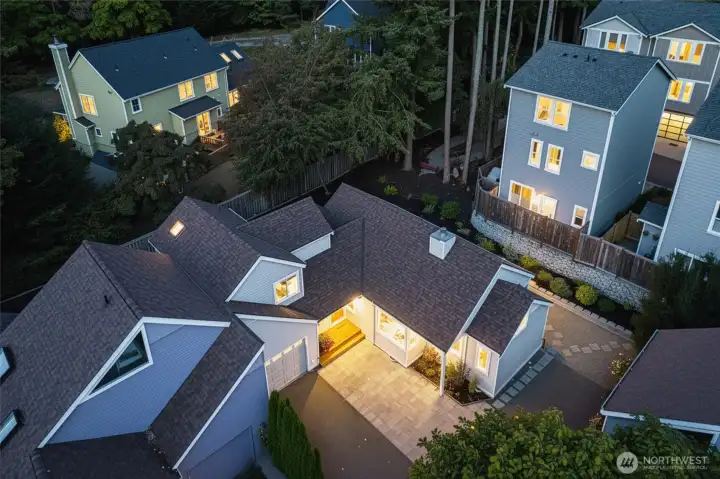 This gem of a cottage is tucked at the back of a six home enclave off of Madison Avenue. The six homes are in an HOA, but the dues are a low $110 month.