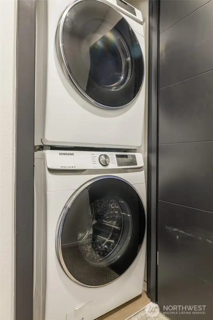 Washer and dryer located on 2nd floor