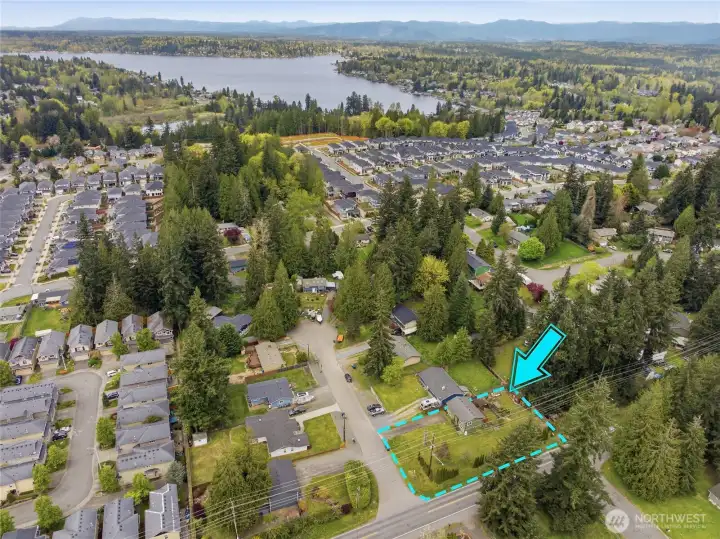 Property is located on a dead end cul-de-sac