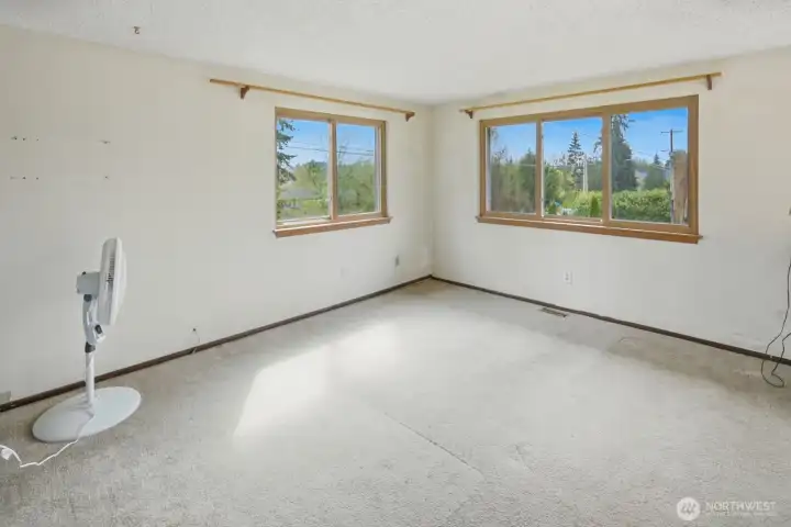 Spacious living area