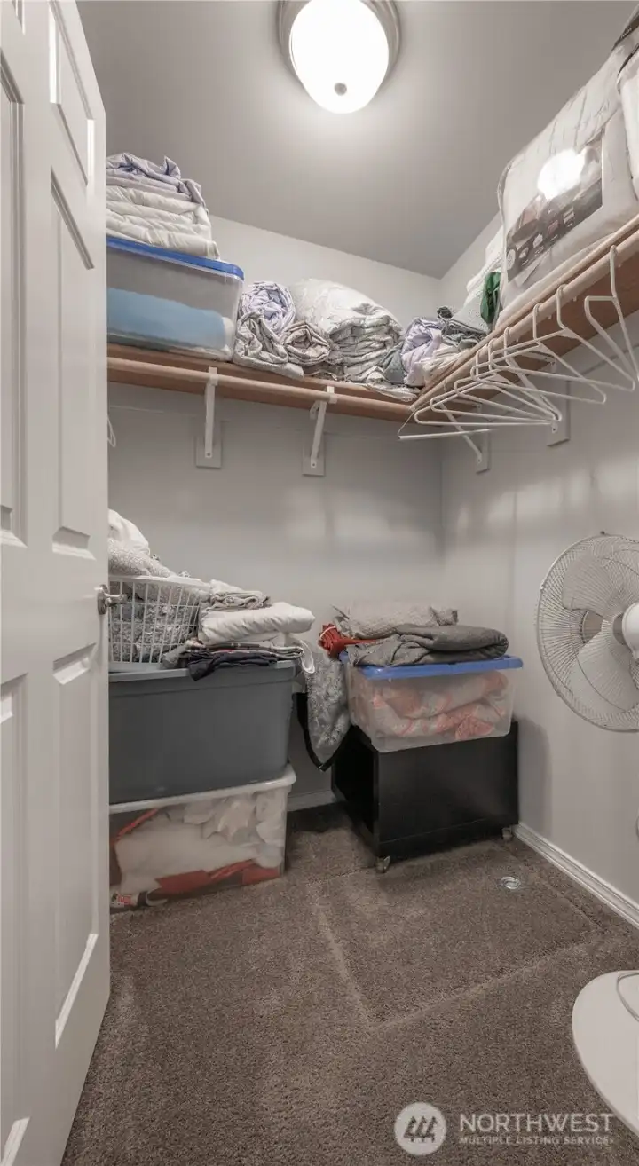 Walk-in Closet in Primary Bedroom