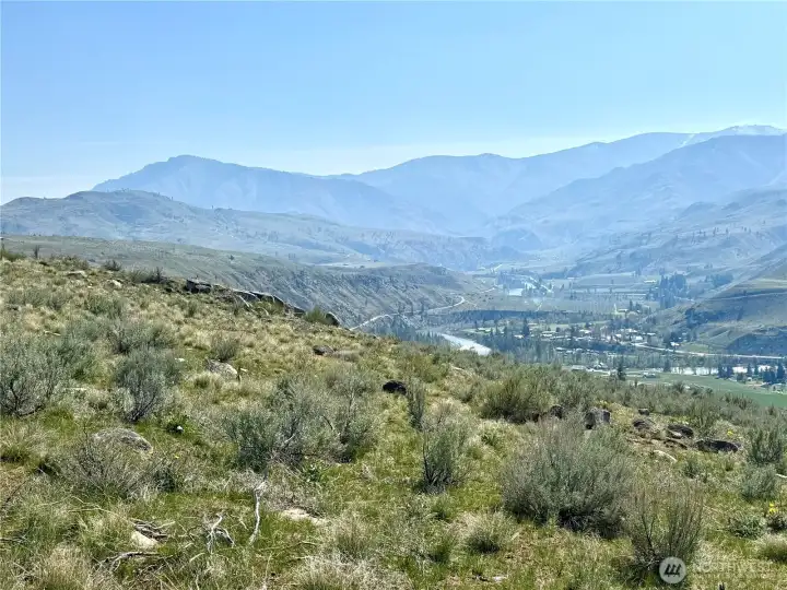 Sloped area to preserve views