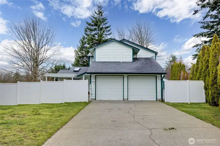 Completely fenced, you'll love the privacy!
