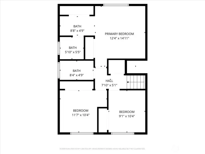 Upper Level Floorplan