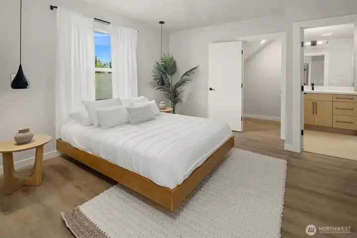 Upper level ensuite