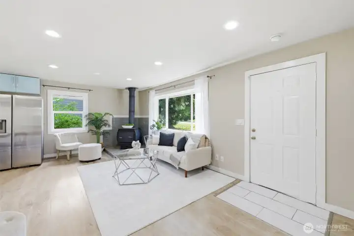Large living area.
