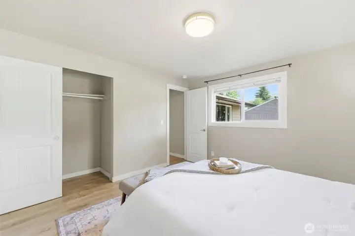 Largest of the 3 bedrooms.