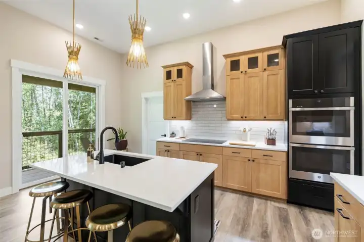 Sleekly designed kitchen, perfect for cooking, gathering, or simply enjoying the space!