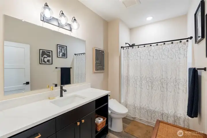 Nice size bathroom