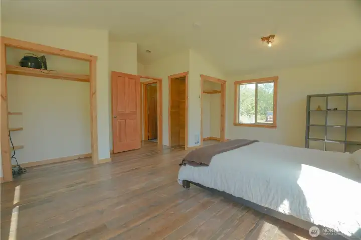 Master bedroom on main floor. Master bedroom on main floor.