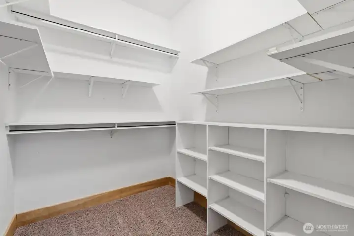 HUGE WALK IN CLOSET FOR THIRD BEDROOM – SO MUCH STORAGE SPACE HERE.