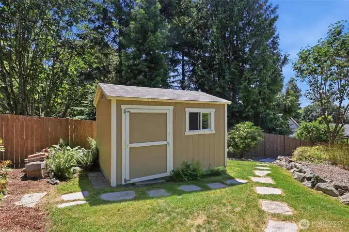 BACK YARD IS A PERSONAL NATURE PRESERVE W/ WALKING PATHS & CHARMING SETTINGS.