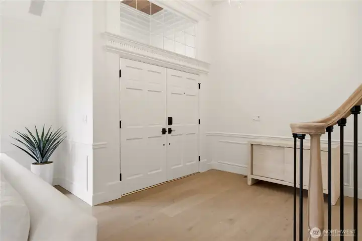 Vaulted Ceiling Foyer