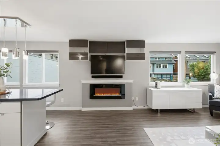 Open floor plan Open floor plan