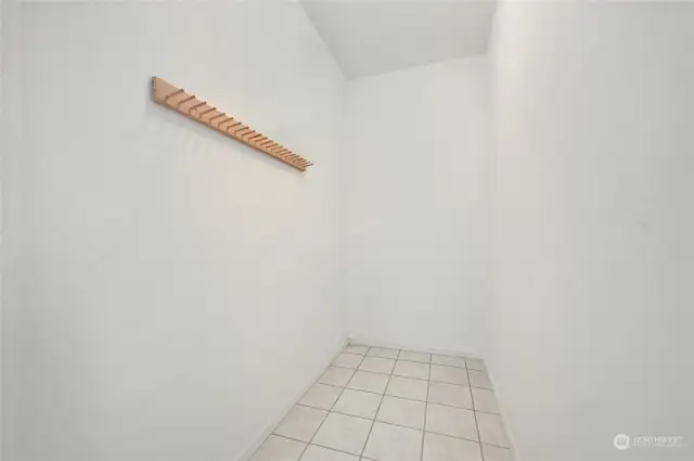 Extra Finished Room (tiled floor); camera lens distorts the flat floor