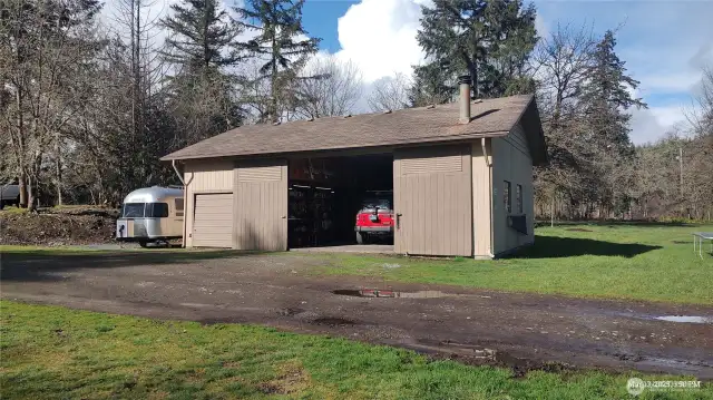 Shop with man-cave upstairs