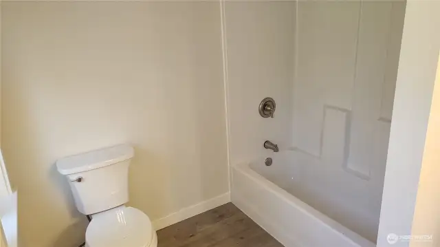 New full-bath in main home.