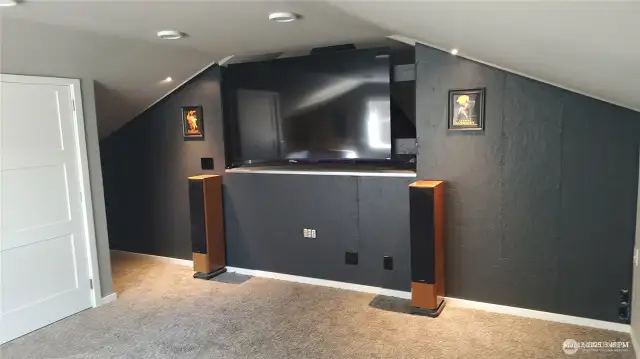 Man-cave TV screen