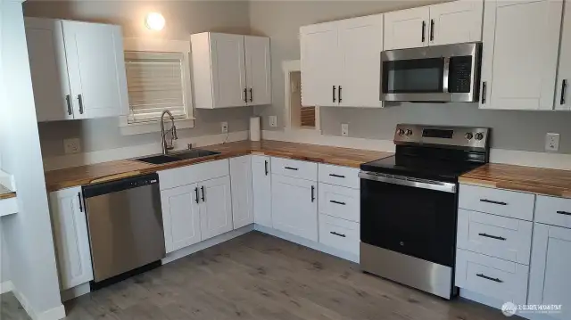 Entirely new kitchen