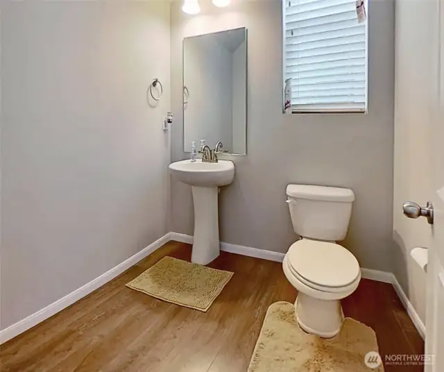 Main level half bath