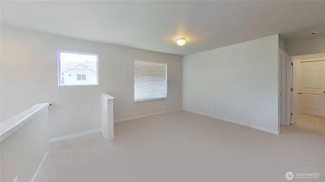 Loft without furniture