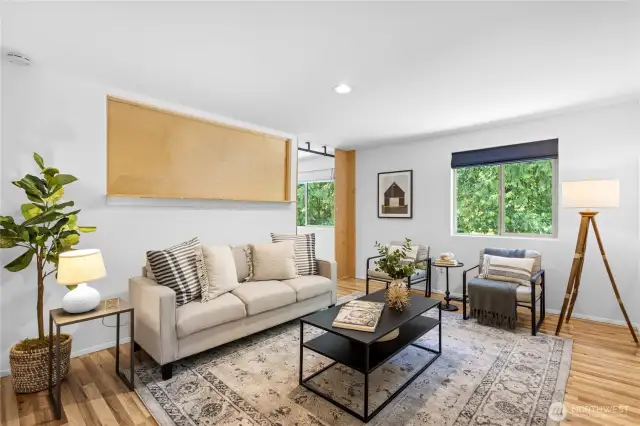 One of two versatile flex rooms that provide ample space for guests, hobbies or extra sleeping quarters. This one would make the perfect set up for a live in nanny, mother-in-law or extended out of town guests!