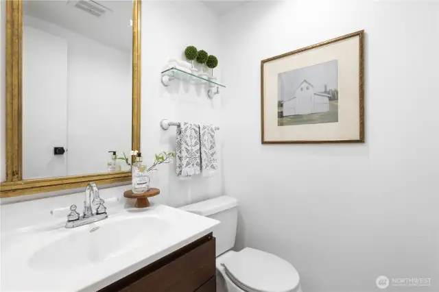 Main floor powder room.