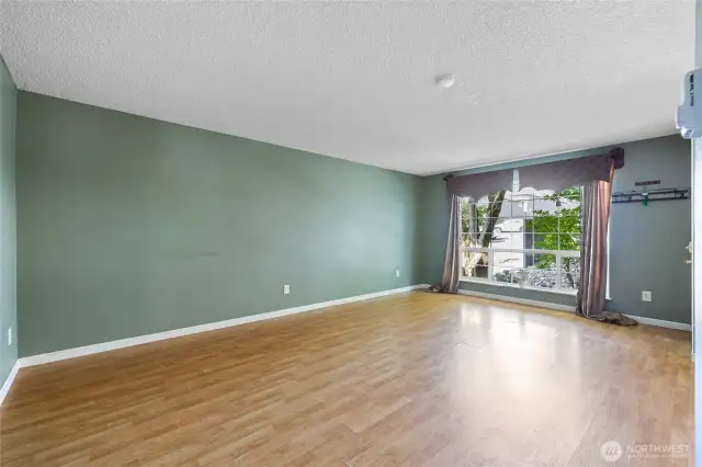 Spacious living room