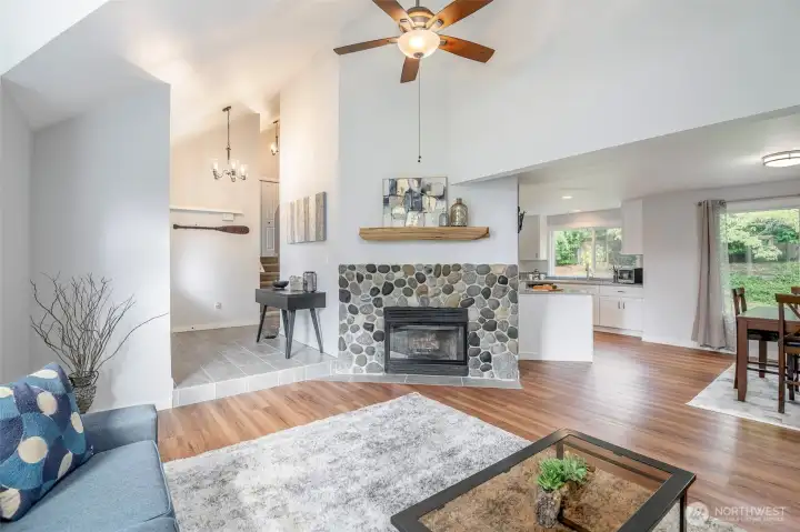 Open and airy floorplan