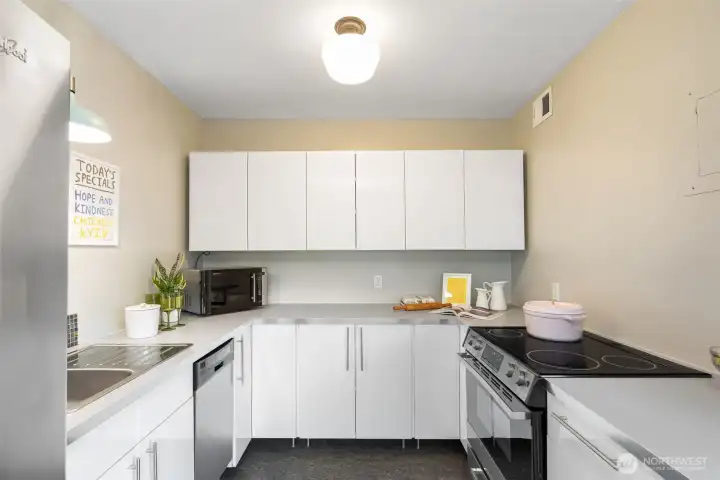 A multiple cook kitchen!