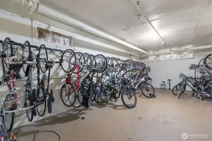 Dedicated Bike hook.