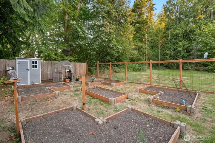 Raised garden beds