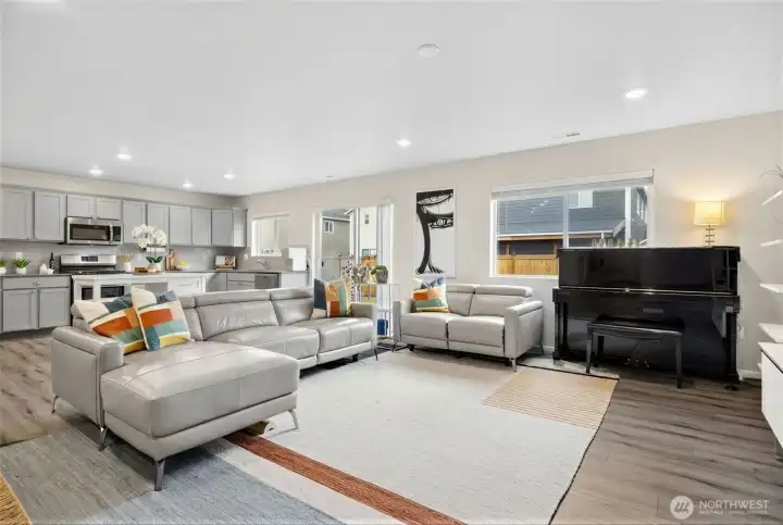 Open concept living perfect for entertaining.