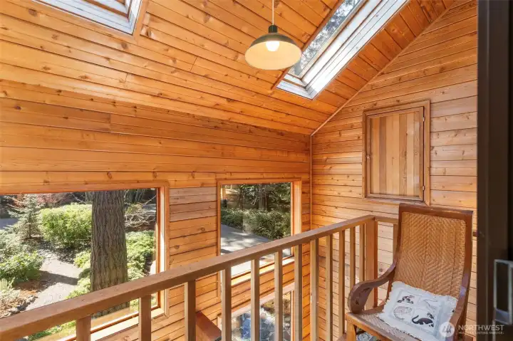Loft over the sun room