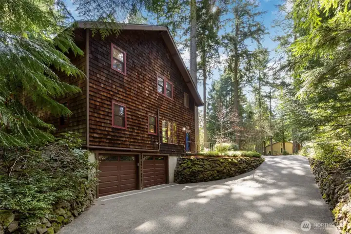 View from the back of the house to the street