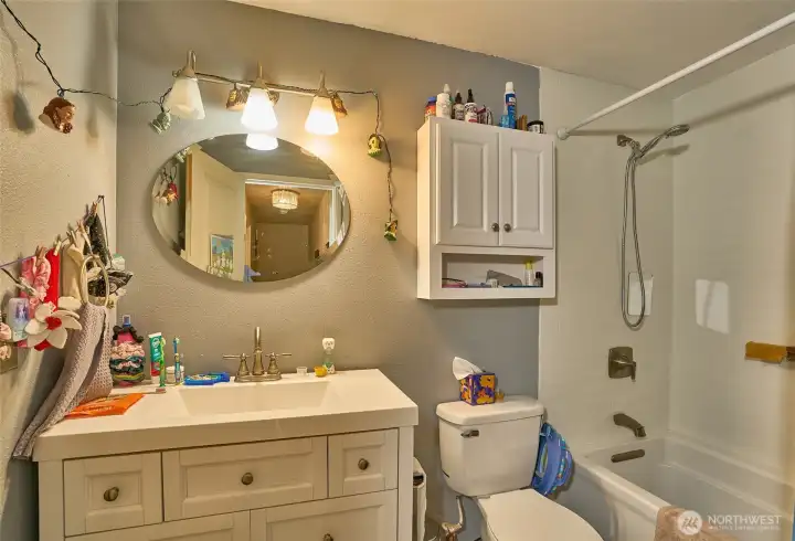 Upstairs full bathroom Upstairs full bathroom