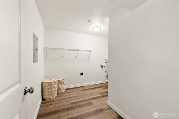 LARGE Utility Room; W&D Hook-up & Abundant Storage Space!