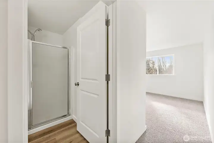 Entering the Primary Suite - Private Bath