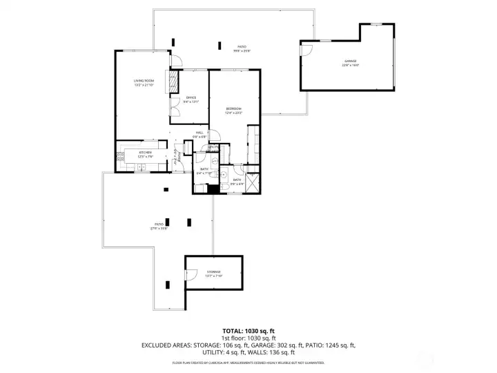 Floor plan - buyer to verify.