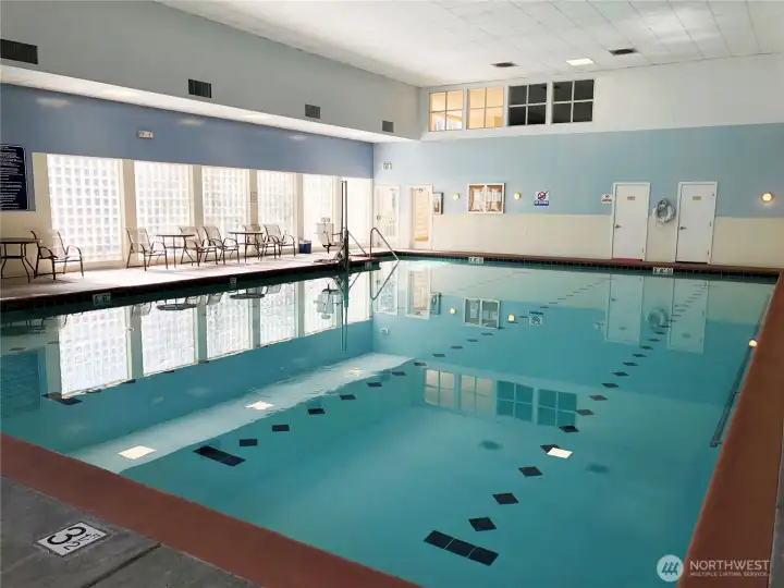 Community indoor pool.