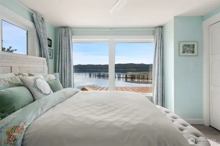 Guest Bedroom located on the 2nd level with 3/4 en-suite bathroom.