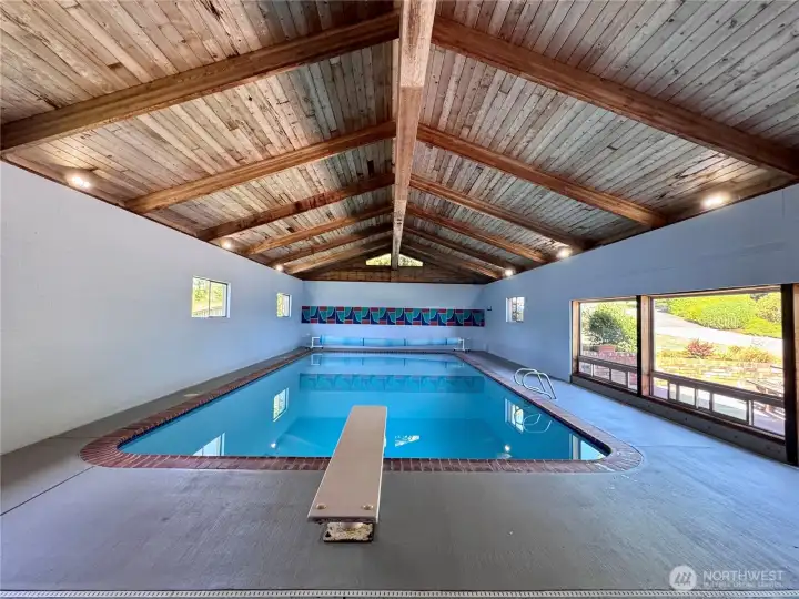 Pool house with living space, 3/4 bath, newly painted inground pool and pool deck, also wired for hot tub!
